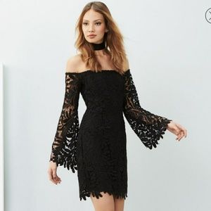 Bardot flora lace dress